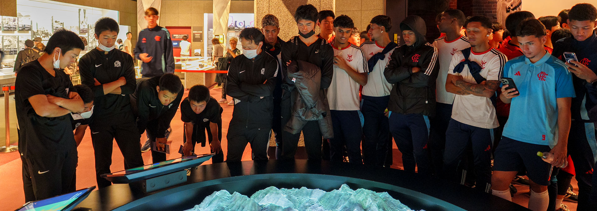 Jリーグインターナショナルユース選手来館