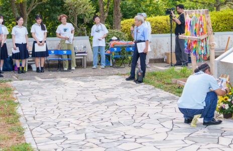 2026年8月8日 ふりそでの少女像碑前祭が行われました