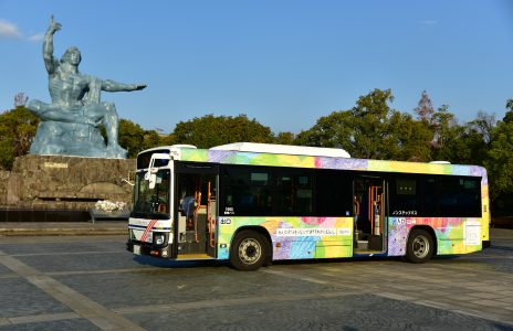 長崎クスノキプロジェクト『平和のバス』が運行します！
